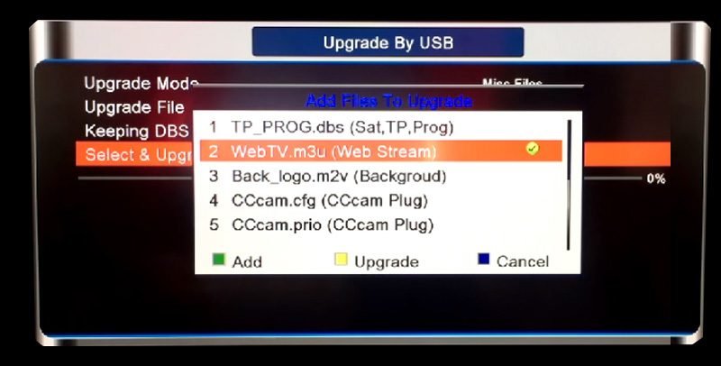 how to setup iptv on openbox v 8