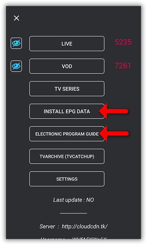 How to setup IPTV on GSE via Xtream-Codes API