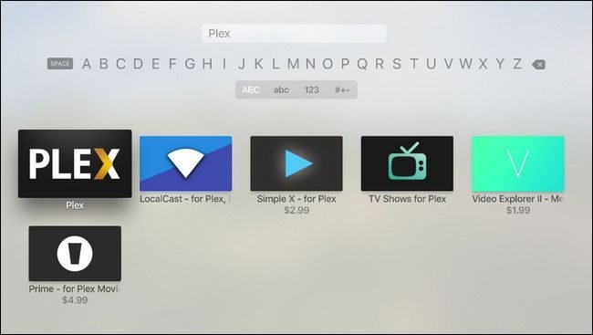 Plex on Apple TV